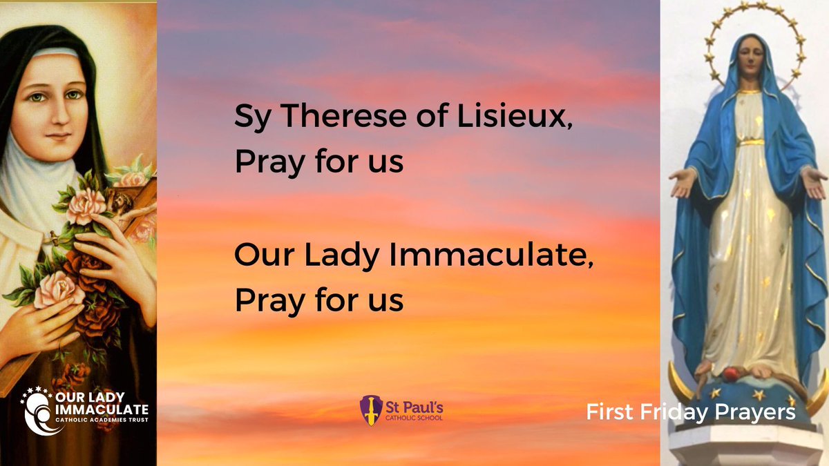 We are delighted to welcome <a href="/johoarty/">Jo-Anne Hoarty</a> <a href="/stpauls_mk/">St Paul's Catholic School</a> to our First Friday, many thanks for leading us in prayer and reflection during this final hour of the day

#OLICATcommunity #OLICATFirstFriday #CatholicSocialTeaching