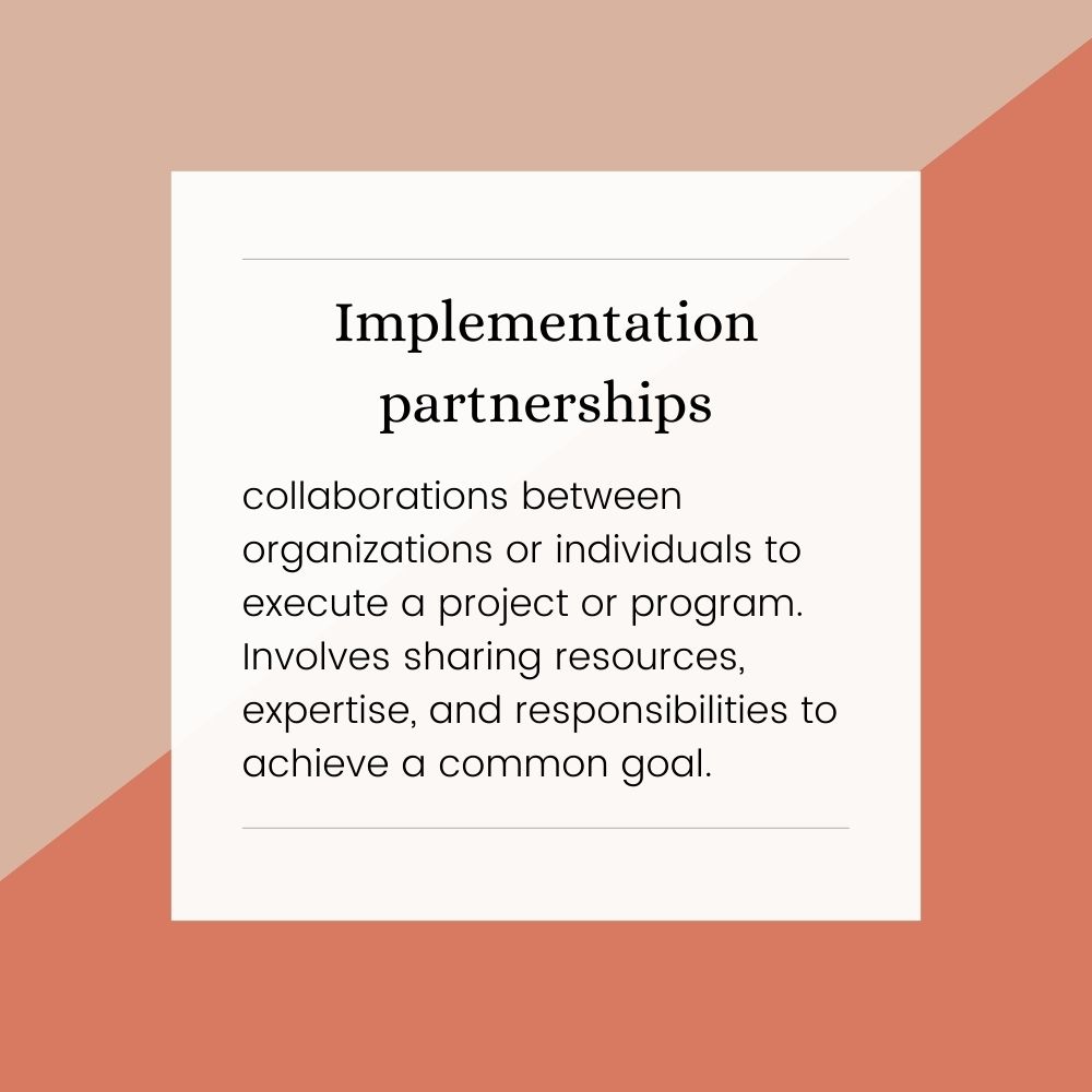 💡➡️⚙️ Happy Partner Terms Friday!

This week's term: Implementation partnerships.

For a full list, see our partnerships and tech glossary: hubs.la/Q020SNG30

#partnership #partnerships #integration #integrations #implementation #implementationpartners