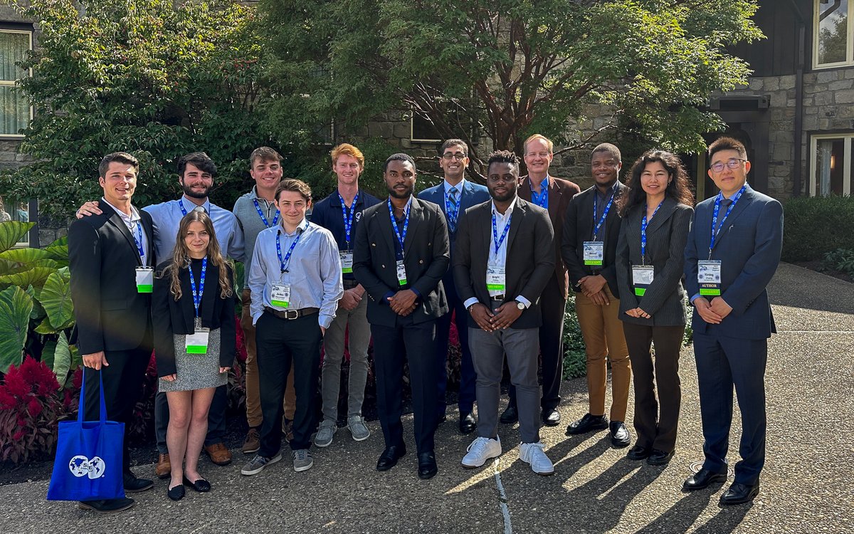PennStateEME's tweet photo. Our PNGE students and faculty had a great time participating in all the robust discussions at the 2023 @SPEtweets Eastern Regional Meeting held in Wheeling, WV this past week! #SPE #NaturalGasEngineering #PetroleumEngineering #Energy #WeAre https://t.co/jdKjfsvupH