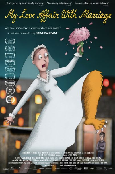 FilmFatalesOrg's tweet photo. 🎥 MY LOVE AFFAIR WITH MARRIAGE directed by Signe Baumane (in Theaters)
Watch here: https://t.co/kQHG5Gqn01
@SigneBaumane
#FilmFatales #SigneBaumane #MyLoveAffairWithMarraige https://t.co/ZrZhpnJWx6