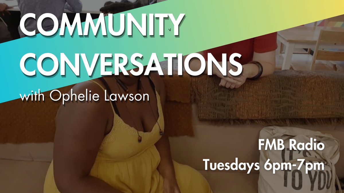 ❤️ Are you wanting to listen to insightful conversations on social activism and pressing modern issues?

Then tune in to Ophelie Lawson with Community Conversations every Tuesday from 6pm till 7pm - only on FMB Radio.