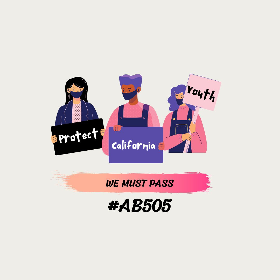 Let's make sure all youth have the right to turn to an adult for help. <a href="/CAgovernor/">Governor Gavin Newsom</a> <a href="/GavinNewsom/">Gavin Newsom</a>, please sign #AB505!