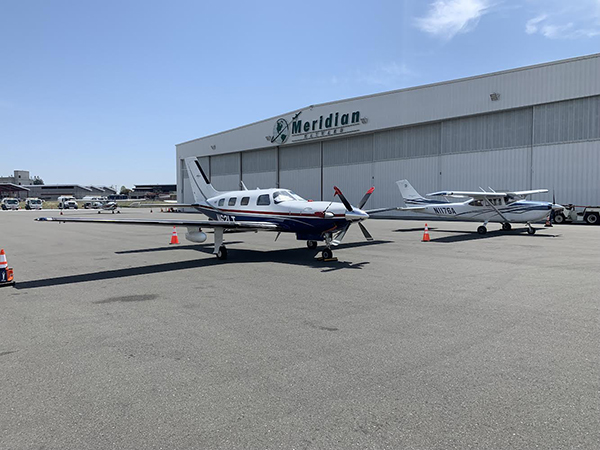 In the current issue of Twin &amp; Turbine, Sam Remcho, one of our hangar tenants, is featured in an article about his passion for aviation and his two aircraft: a Cessna 182 and a Meridian. Great article, Sam. We are honored to have you as a customer! 

twinandturbine.com/flying-the-mer…
