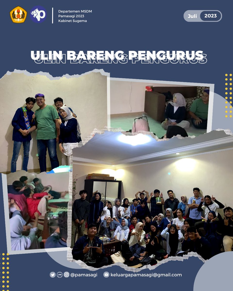Pamasagi's tweet photo. 📷 [RECAP ULIN BARENG PENGURUS : FIRST MEETNYA SUGEMAHAHI ] 📷

Halo Akang/Teteh Pamasagi👋🏻
Pertemuan pertama merupakan moment yang sangat penting dan indah tuk dikenang.  Semoga pertemuan kemarin bisa menjadi penyemangat dan sarana pendekatan pengurus Pamasagi kabinet Sugema✨ https://t.co/3lE1HWipZT