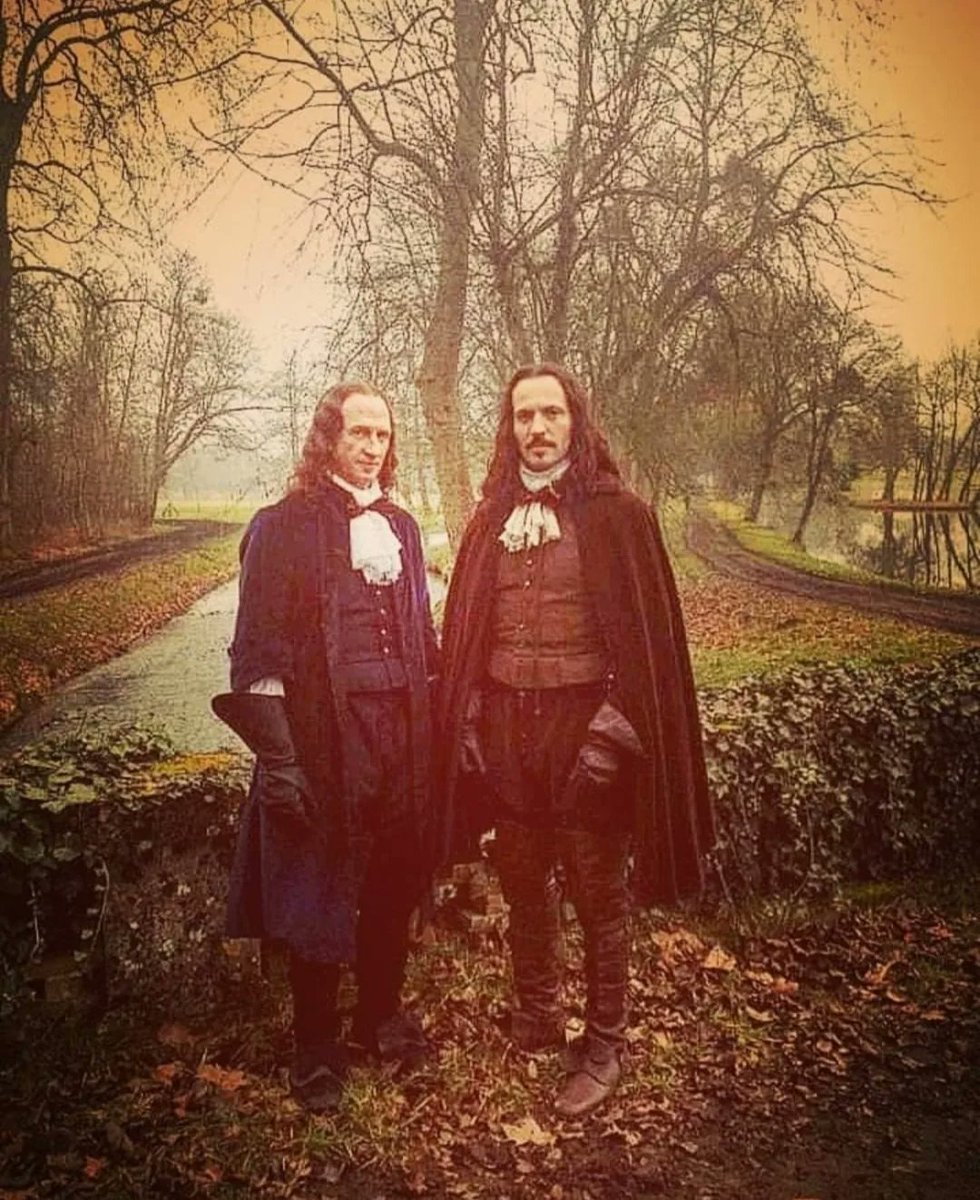 TartColette's tweet photo. My two 'Versailles' series' favorites 🤎⚜️🤎 @RunyanTygh @stuartbowman
#stuartbowman
#bontemps #TyghRunyan #FabienMarchal #actor #musician #filmmaker #producer #artist #Versailles #tvseries #VersaillesFamily #versaillesseries #historicaldrama https://t.co/q0mQxgi1eM