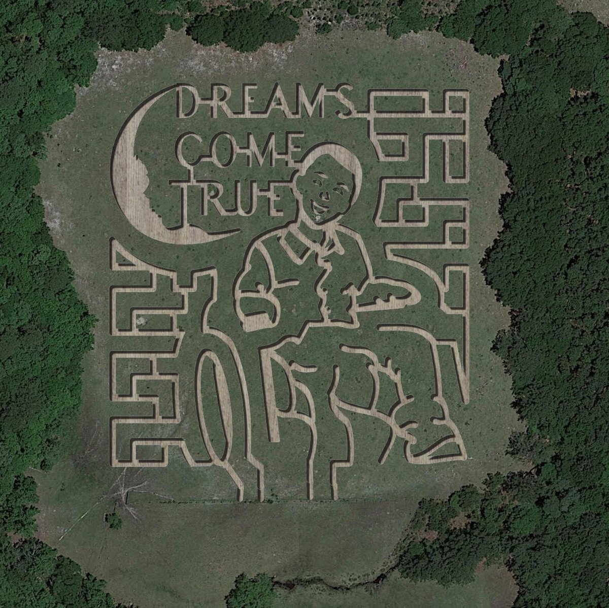 DCTJAX's tweet photo. Today's opening day @AGcropmaze! Remember, a portion of all ticket sales will come back to DCT to help with another child's dream, in memory of our sweet Dreamer Levi. Make today amazing, and find time to visit the farm this month. More details at https://t.co/PuiSXzTTZS. https://t.co/gaZwC3uhUL