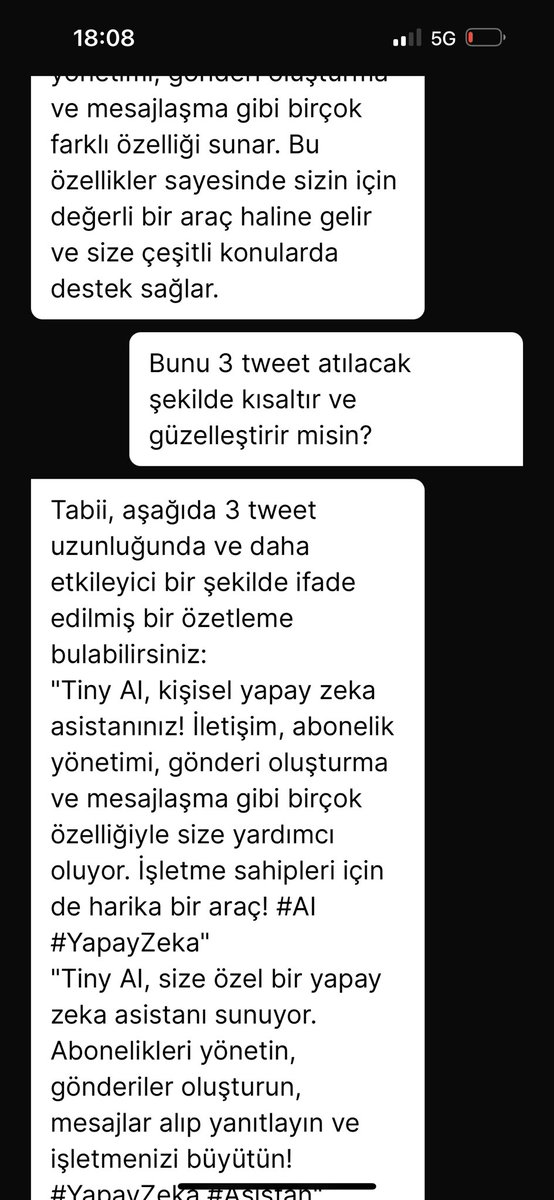 cagataycali's tweet image. #TinyAI kendi dilinden:

TinyAI nedir diye sordum, ve bunu tweet haline getirmesini istedim.

👇🏻