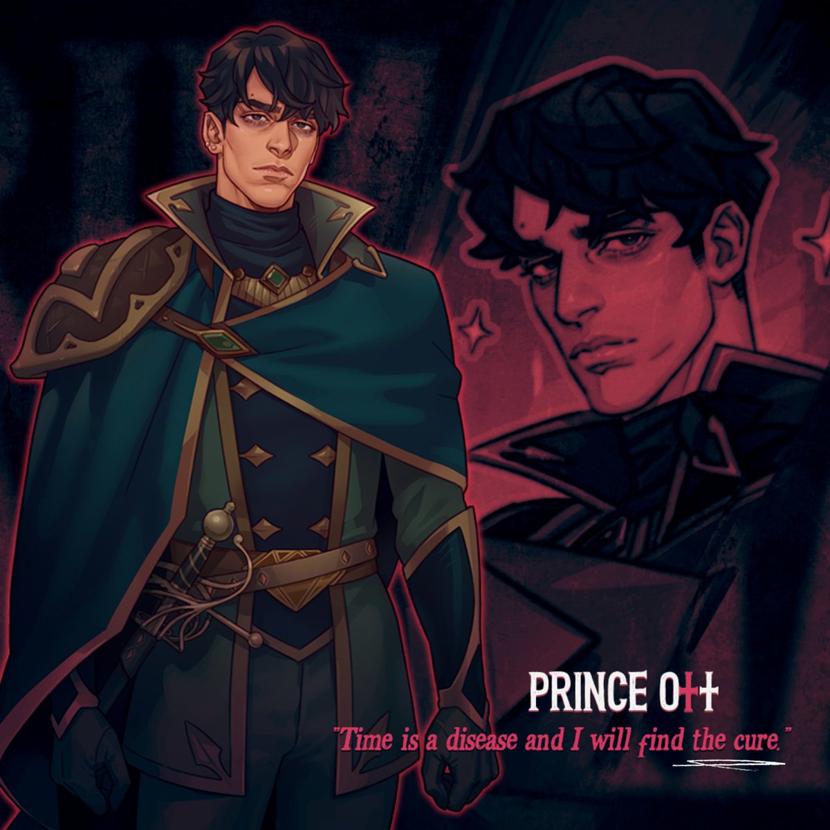 "Time is a disease and I will find the cure."

✦ Name: Prince Ott Von Maier
✦ Class:  Nobility
✦ Role: Prince of Dustdale

#primamateriaVN #princeott
