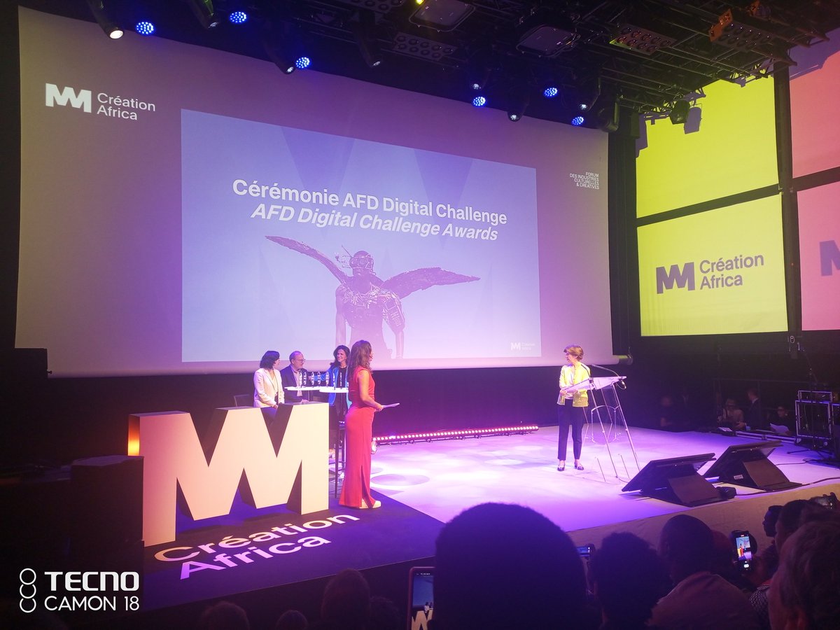 tchummogni's tweet photo. Le forum #CreationAfrica se poursuit à la Gaité lyrique à #Paris.
Place à la remise des prix  Digital Challenge, avec Mme Catherine Colonna, Ministre française de l'Europe et des Affaires étrangères. 
Cette édition est dédiée aux ICCs. 
#ICC237 https://t.co/TfJH12wXzB