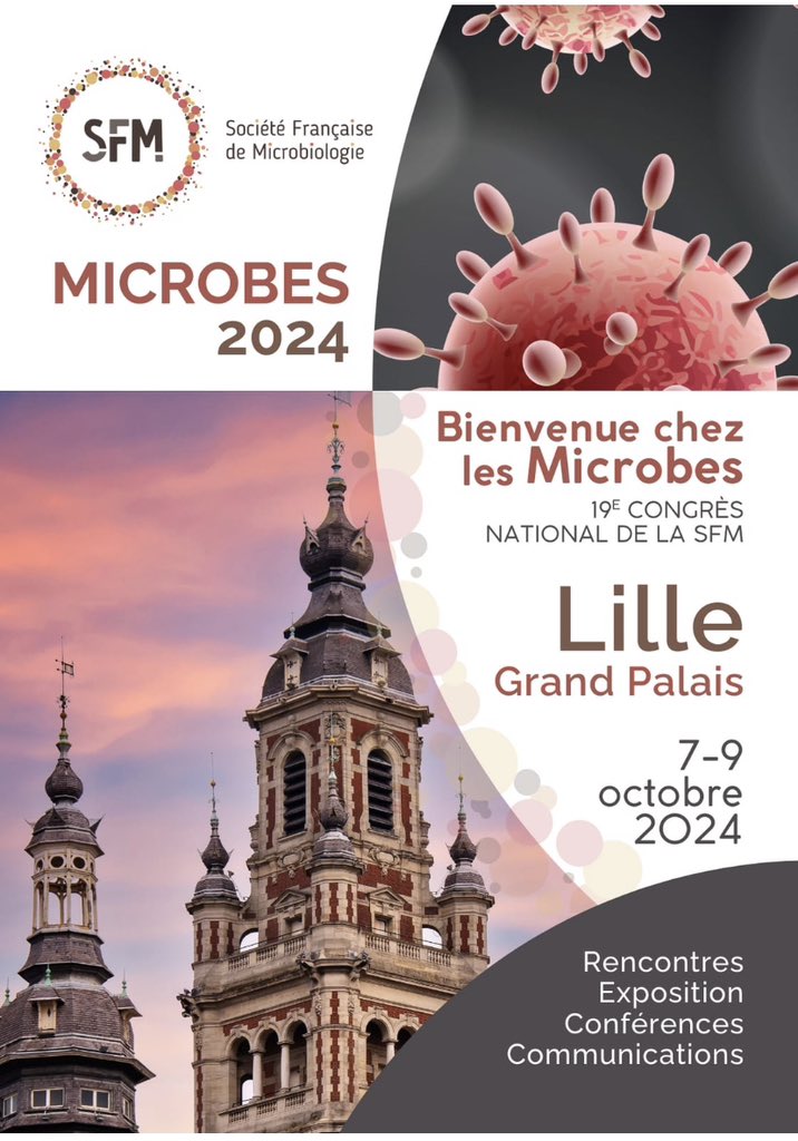 SFMicrobiologie's tweet photo. #microbes2023 c’est fini ! Mais ne soyez pas tristes on se revoir à #microbes2024 à Lille l’année prochaine ! Save the date ! https://t.co/SFz2OTAYht
