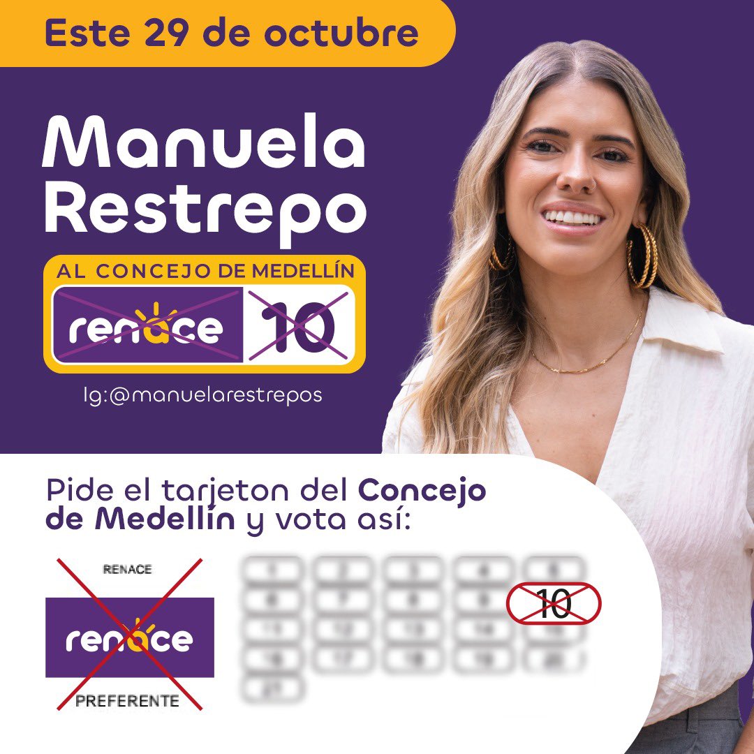jaramillolucia9's tweet photo. Por acá varios andan haciendo sus apuestas para el Concejo de Medellín. Estas son las mías a ojo cerrado. 

4 personas preparadas, críticas, que no les da miedo incomodar y ser incomodados. Con ganas de aprender y desaprender.

4 personas increíbles que les importa Medellín. https://t.co/a2WDD8UoMp