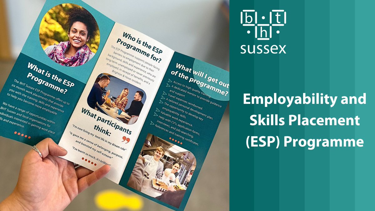 Bht_espp's tweet photo. Check out our new leaflets for the ESP Programme!

Our leaflets explain the aims of the programme, who we #support, and the benefits of a supported #placement with us.

Fancy a copy to display in your organisation or distribute to those you work with? Contact us!📲

#UKSPF https://t.co/SgysBliWTP
