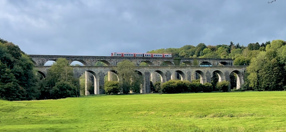 PlatformEdge1's tweet image. I couldn’t go to Chirk and not visit the magnificent Viaduct and Aqueduct 😍

Couple of 197s here as well as a 158! #Class158 #Class197 @tfwrail