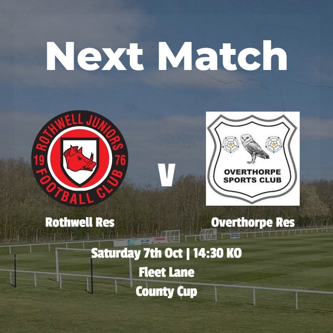 The reserves take on <a href="/OverthorpeFC/">Overthorpe Sports Club FC</a> Res down at the Lane tomorrow in the county cup. The boys will be hoping to perform and earn their place in the next round! 

#Upthehogs