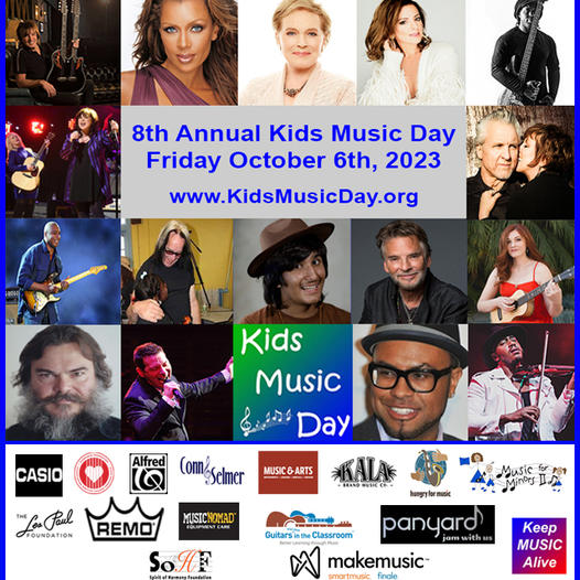 Today is the 8th Annual Kids Music Day. Visit rocki.ng/3rFVD45 to find participating music schools & stores in your community.  
#KidsMusicDay #MusicEducation #KeepMusicAlive #schoolofrock