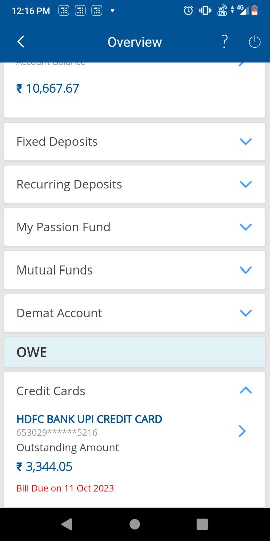 rohit_kidey's tweet photo. @HDFCBank_Cares I have filled the form for deactivation but its not done yet and today i received the text i am sending you the screenshot 

Payment for your HDFC Bank credit card XXXX-5216 is due on Oct 11, 2023.

Bill amount: ₹3,344.00

_Pay now and avoid any late payment fees_ https://t.co/yJY4wR6PTo