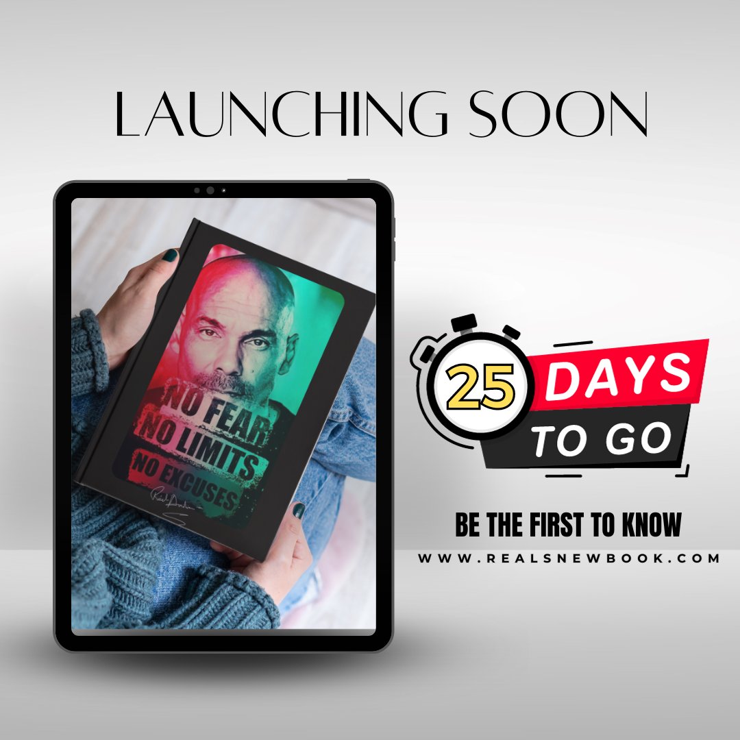 realandrews's tweet photo. 25 Days Left!
Join my VIP List and BE THE FIRST TO KNOW
Click the link below
https://t.co/84ajCrqp03
#realbooks #newbookcoming #realandrews https://t.co/o8sPNresxd