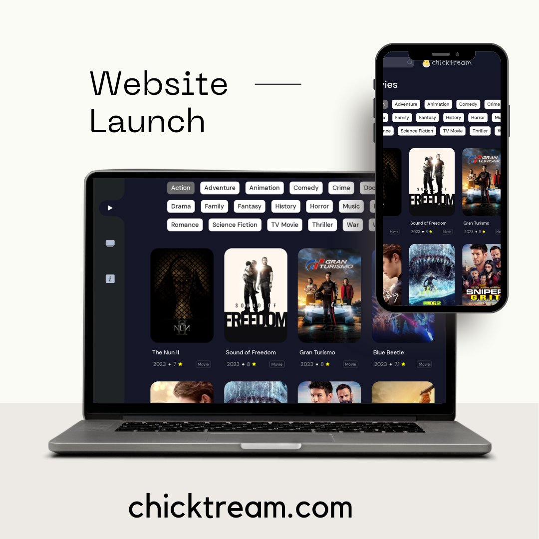 chicktream's tweet photo. Unleash the reel magic with Chicktream! 🍿 Elevate your entertainment experience to a whole new level. Dive into a world of movies and series that captivate your senses. Your next binge-worthy adventure starts at https://t.co/NYAHkNoR9K 🌟 #Chicktream #PAKvNED #Flipkart https://t.co/SMkLacelrb