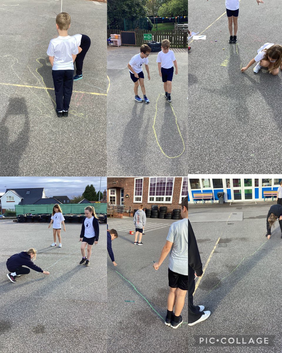HBJSCH63's tweet photo. The sun loved hiding from 5S today… making our investigation a little harder to complete. But, we had a great time using chalk and our shadows to investigate how the sun helps us to measure time. ☁️🌤️ #HBJSYear5 #HBJSScience https://t.co/jTGDhrXFoH