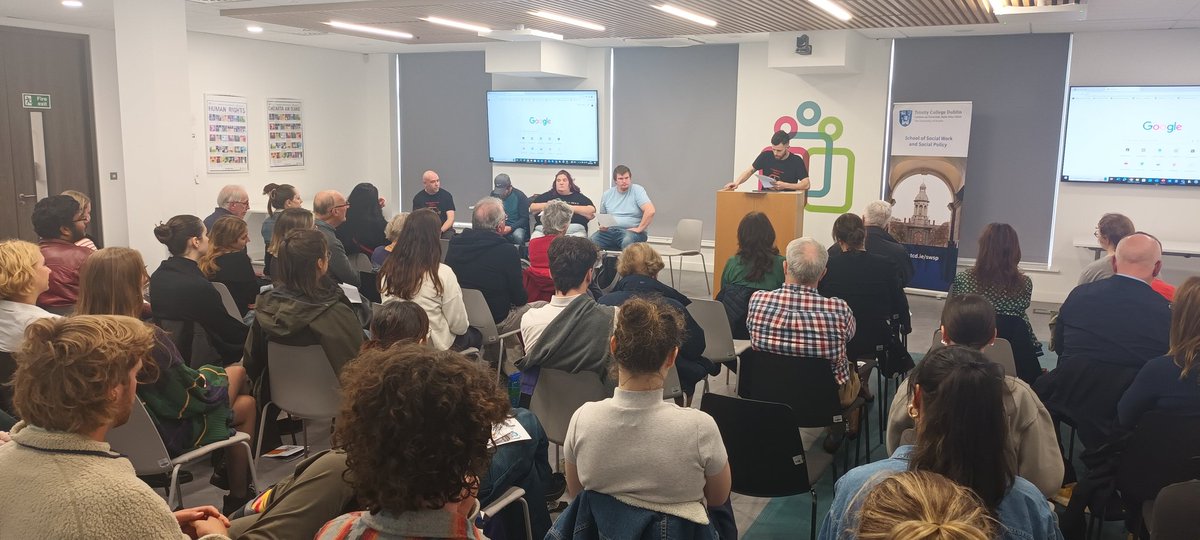 ATDIreland's tweet photo. "This project is an example of academia & community activism coming together is very positive way. Barriers are coming down. We are genuinely collaborating & working together. This project #PovertyTalks has been a catalyse for change" #EndPoverty
https://t.co/fRAhLUwaw3 https://t.co/dcyTuumvqU