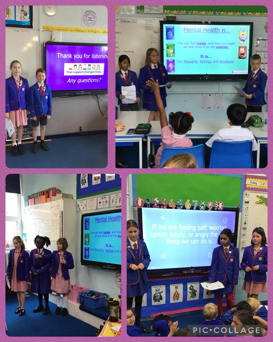 Today our Peer Mentors introduced themselves to the school. 💜 They visited classrooms to share the important message of taking care of our mental health and explain their role in supporting anyone who needs someone to talk to 💬 <a href="/BucksMind/">Buckinghamshire Mind</a> #mentalhealth