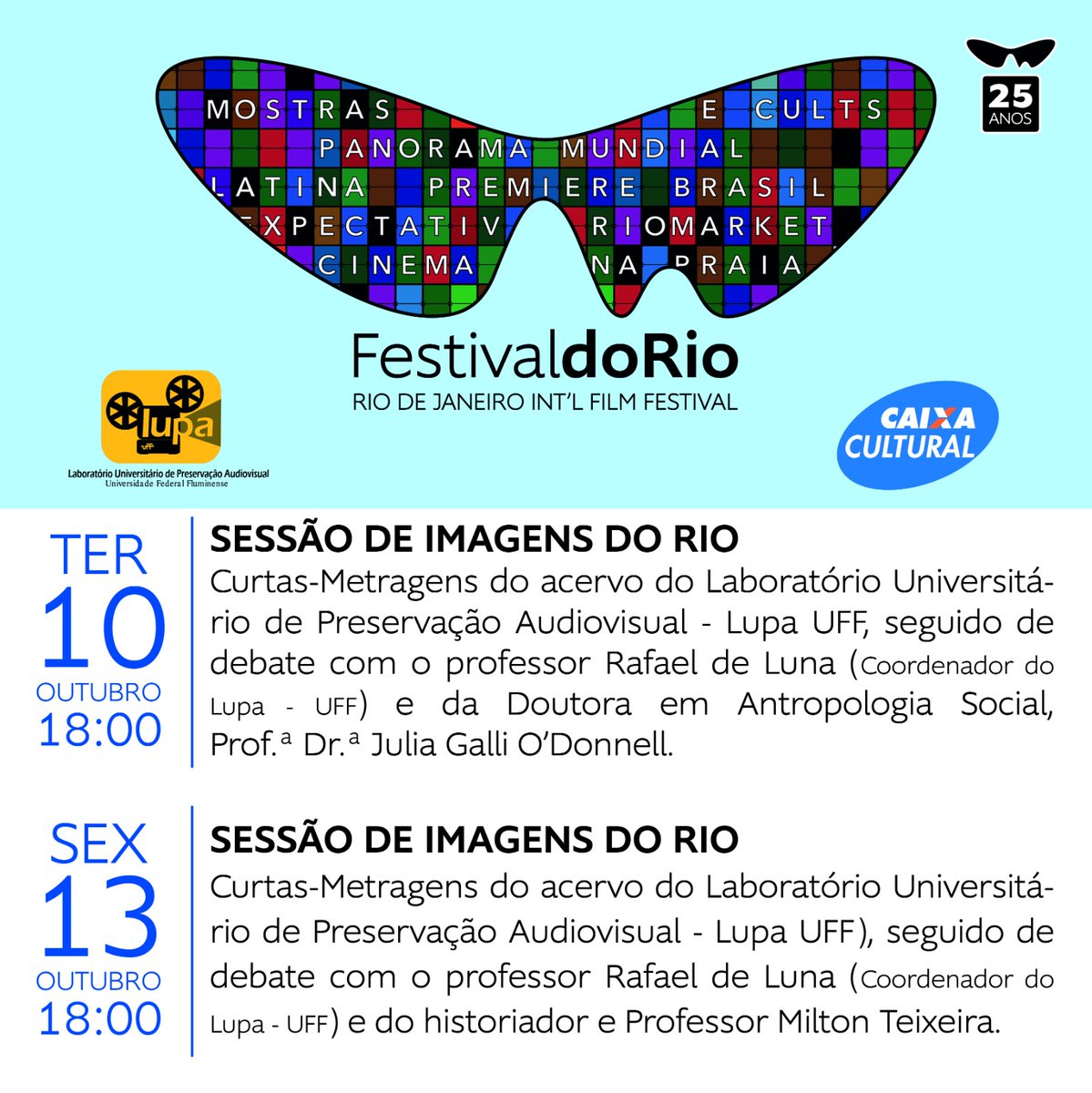 Sessão com reportagens cinematográficas raras sobre o Rio de Janeiro nos anos 1950 do acervo do LUPA-UFF no Festival do Rio