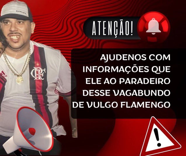vingadorrj's tweet photo. @tinojunior SE LIGA AQUI TINO. NÃO É SEGREDO. O MANDANTE DO CRIME DO SGT NEVES FOI CHEFE DO TRAFICO DE DROGAS DO BARRO VERMELHO GRAMACHO VULGO FLAMENGO. ESSE GORDO DA FOTO.
UM DOS EXECUTORES LALÁ, EX MILITAR DO EXÉRCITO. https://t.co/uzalzOLh9k