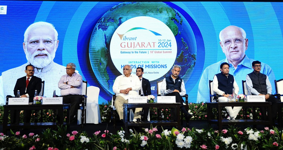 EAM Jaishankar addresses Vibrant Gujarat event in Delhi; Diplomats from 119 countries attend it