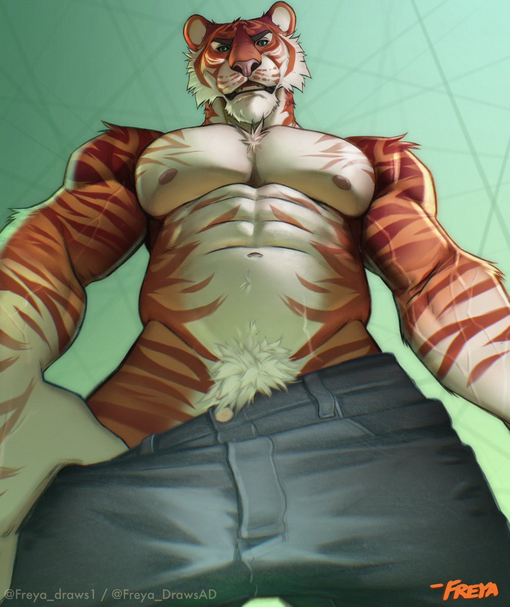“Enjoying the view?” 🐯