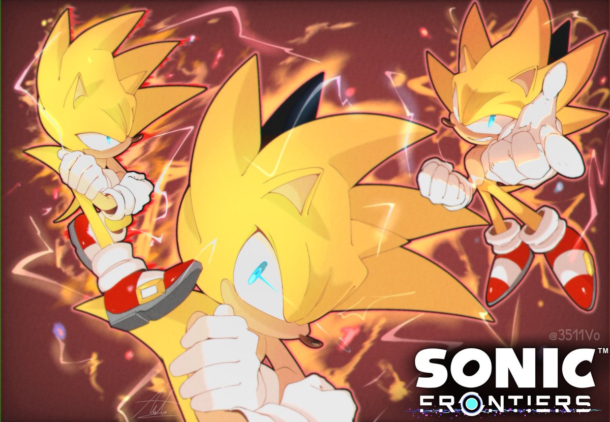 3511Vo's tweet photo. ✨💛 Super Sonic style! 💛✨

#sonic #SonicFrontiers #sonicfanart #sonicthehedgehog #supersonic https://t.co/CdBQ41Yr5G