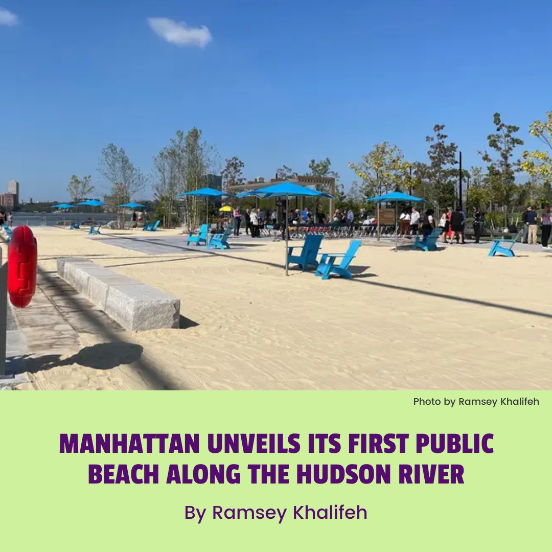 🌊 Manhattan's First Public Beach Unveiled! 🏖️ Gansevoort Peninsula is now open, offering a sandy escape along the Hudson River with sports fields, kayak-friendly waters, and a touch of history. Dive into this exciting addition to NYC's waterfront! 🗽

🔗 gothamist.com/news/manhattan…