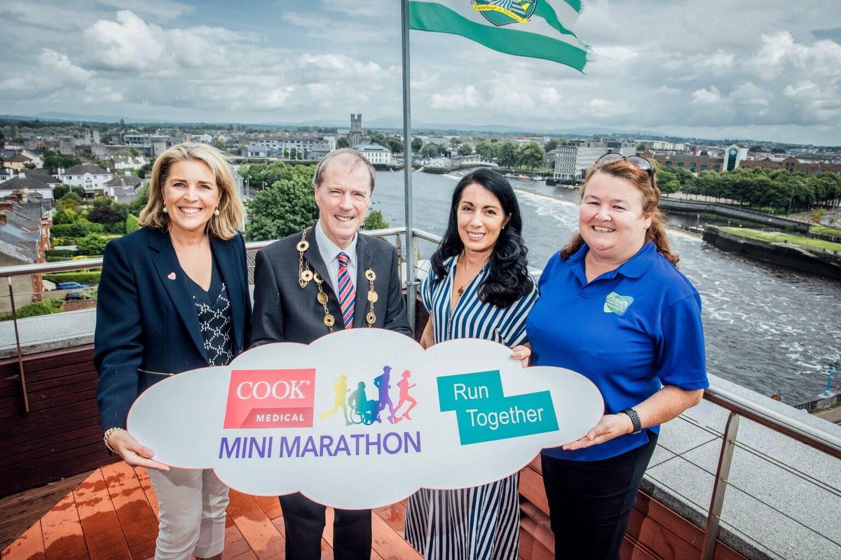 CookMedical's tweet photo. We're looking forward to the Cook Mini Marathon this weekend in Limerick! Good luck to all the participants 🏃 🏁 https://t.co/nmw3ZlFi53

#cookmedicalminimarathon #limerickireland #community #event #global https://t.co/wJzTp6OAOB