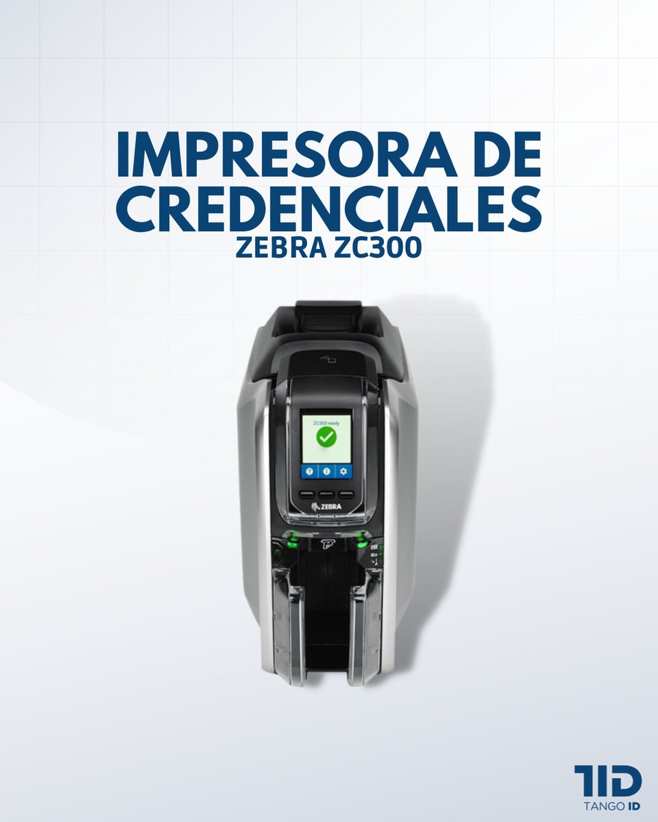 tangoid's tweet photo. 🪪 Diseñada para poder usarse al instante: El alimentador de tarjetas se ajusta al grosor de cada tarjeta, sin necesidad de hacer modificaciones. Con la Zebra ZC300, puede imprimir credenciales de una cara o de doble cara, a color, en blanco y negro, o metálico🤝

#TangoID #Zebra https://t.co/Wyp6f10HDu