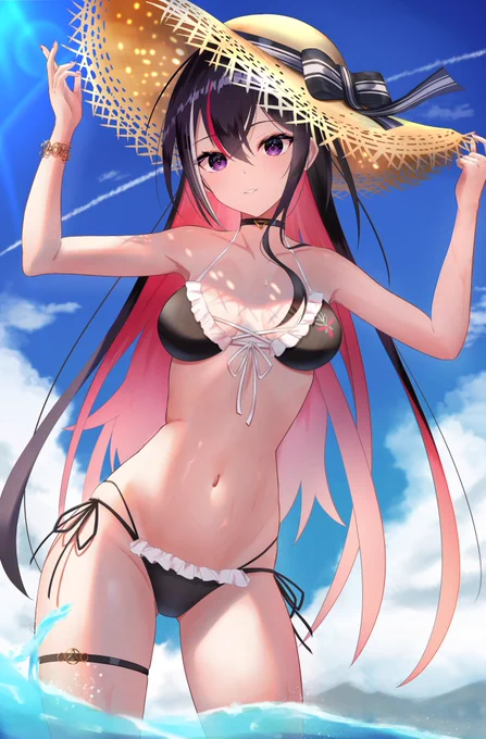 水着AZKiちゃん #AZKiART