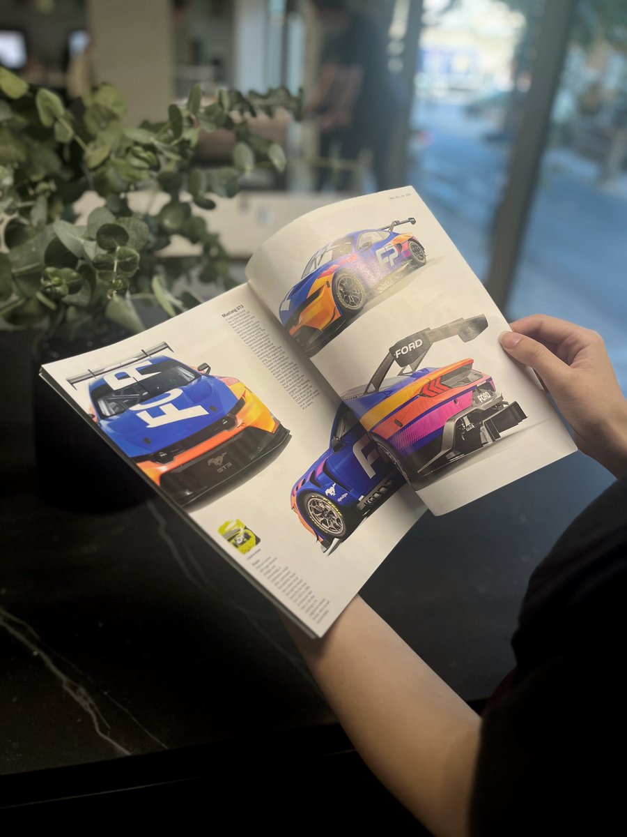 INK (@weareink) on Twitter photo INK decks the latest cover of <a href="/RoadandTrack/">Road & Track</a> Magazine with new images of the Ford Mustang GT3. INK's work, produced in collaboration with <a href="/benedictredgrov/">Benedict Redgrove</a>, puts the vibrant carbon-fibre body of the GT3 on full display for the magazine's Oct/Nov Street Racing issue.
#RoadAndTrack INK decks the latest cover of <a href="/RoadandTrack/">Road & Track</a> Magazine with new images of the Ford Mustang GT3. INK's work, produced in collaboration with <a href="/benedictredgrov/">Benedict Redgrove</a>, puts the vibrant carbon-fibre body of the GT3 on full display for the magazine's Oct/Nov Street Racing issue.
#RoadAndTrack