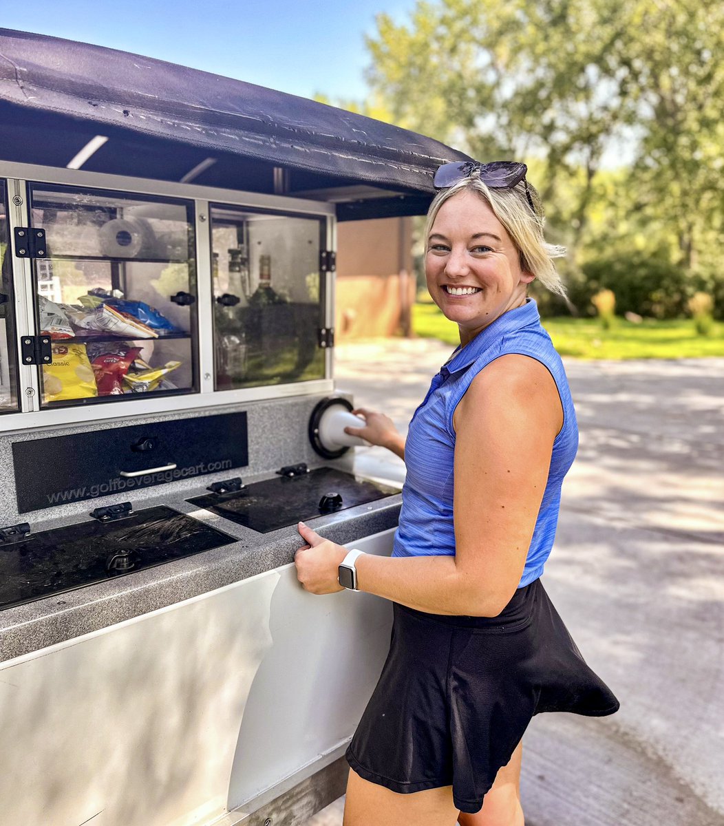 With the cold weather approaching, we wanted to give a shout-out to a staff member who kept you hydrated during the dog days of Summer!  Thanks for all Your hard work this season, Sidney!
