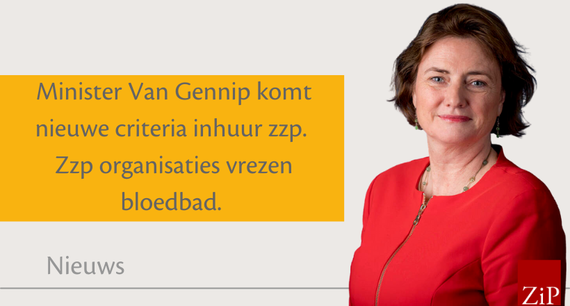 BREAKING 
Minister Van Gennip komt concept voorstel "Wet Verduidelijking Beoordeling Arbeidsrelaties en Rechtsvermoeden" met drie criteria. Zzp organisaties vinden dat er veel te weinig naar het element ondernemerschap wordt gekeken.  zipconomy.nl/2023/10/minist…