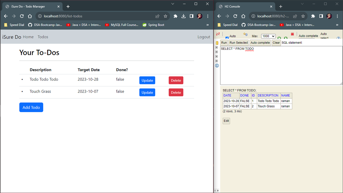 ra_man_kumar's tweet image. 🚀 Expanding My Spring Boot Knowledge! 🌱
Authentication with Spring SecurityContextHolder ✅
Custom SecurityFilterChain for request processing ✅
Database Integration with an in-memory H2 database ✅
Stay tuned for more updates! 💻✨#SpringBoot #LearningInPublic #CodingJourney