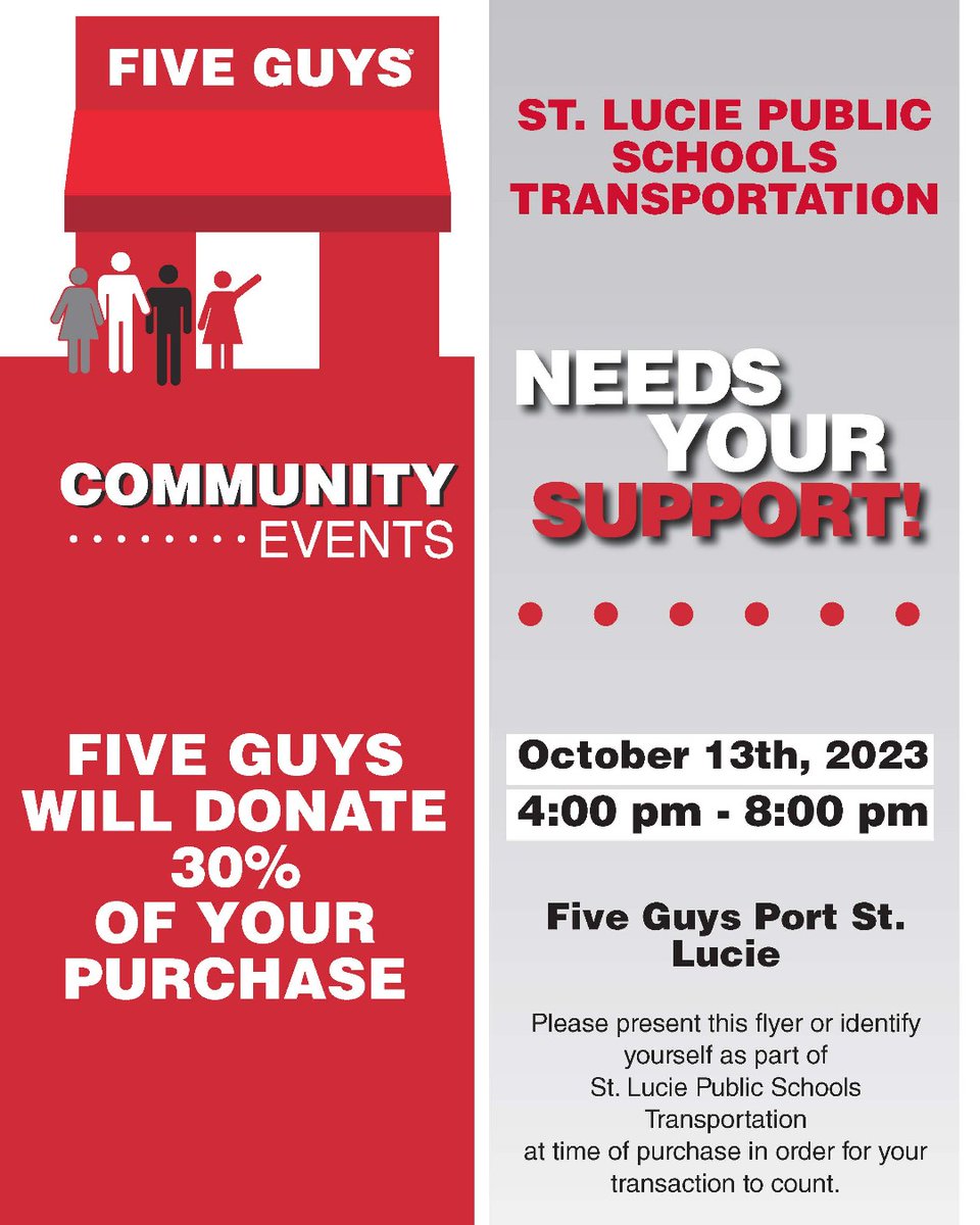 Come out and support!