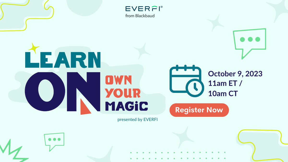 ✨Every little thing teachers do is magic!✨

Get ready for a day of Free Professional Learning that you can do from the comfort of anywhere!

Integrate Minecraft into your #STEM lessons
Decompress with Calm
Bridge community &amp; the classroom
Save your spot: LearnOn.everfi.com