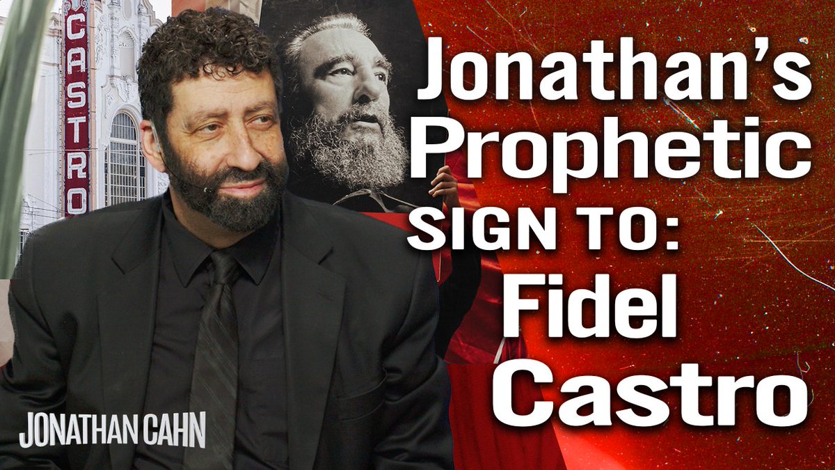 For the first time ever, Jonathan Cahn will begin sharing special prophetic messages from his released book The Josiah Manifesto. Jonathan's prophetic sign to Fidel Castro in Cuba, mystery of the Jubilee, countdown to a dictator, and more! youtu.be/PeT_v6lLjcY