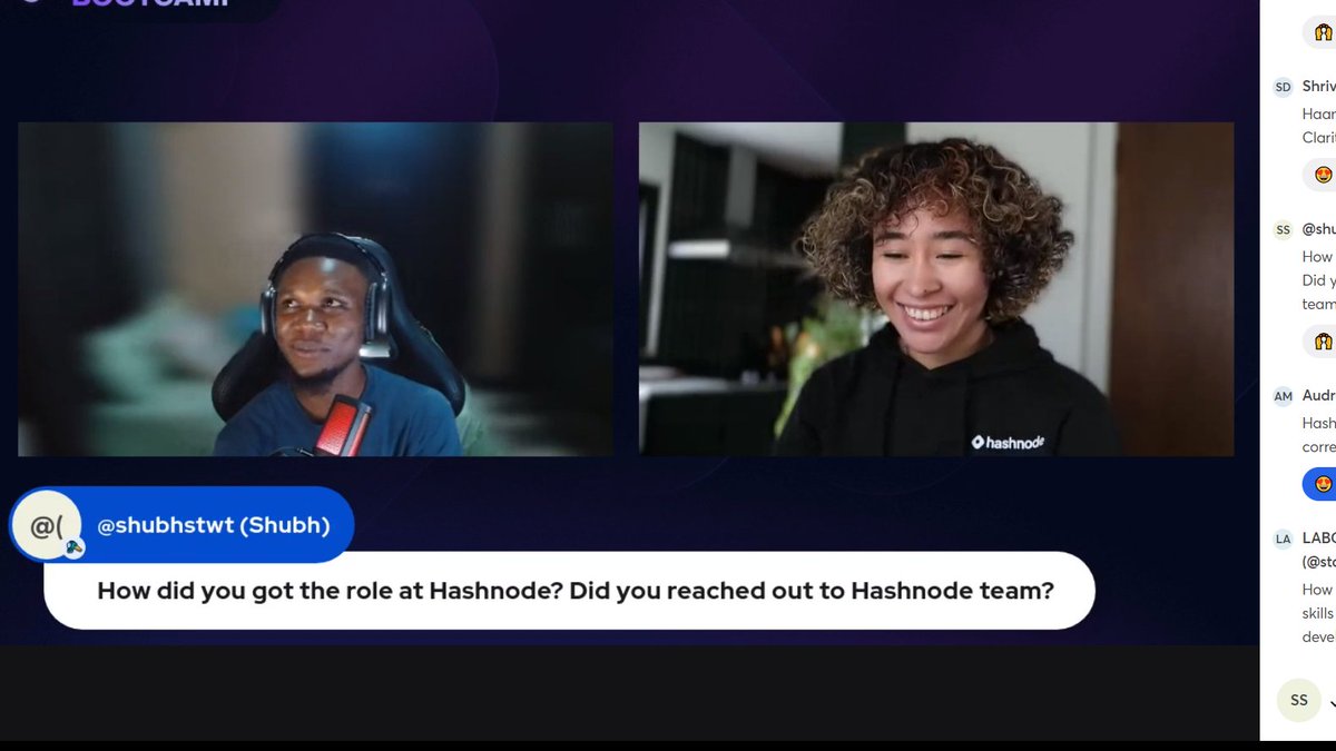 shubhstwt's tweet image. Today I attended 2 great sessions of @hashnode bootcamp by @danizeres 🔥 

&quot;Leveraging Social Media for personal branding&quot; by @yuricodesbot ✨

&amp;amp;&amp;amp;

&quot;How to sell yourself as a developer&quot; by @unclebigbay143 🔥

A thread 🧵 #hashnodebootcamp
