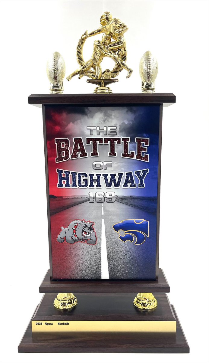 97.7 The Bolt (@977theboltfm) on Twitter photo 🏈3A-2 WK 7🏈
(3A) No. 7 Humboldt (4-2, 2-0 3A-2) heads to (3A) No. 10 Algona (4-2, 1-1 3A-2) for week 3 of district play in the Battle of US 169. Tune in to 97.7 FM or 977thebolt.com to hear the action w/ <a href="/MattScher0215/">Matt Scher</a> & <a href="/catscoach34/">Greg Wickett</a>. Pregame @ 6:30 w/ KO @ 7. #iahsfb 🏈3A-2 WK 7🏈
(3A) No. 7 Humboldt (4-2, 2-0 3A-2) heads to (3A) No. 10 Algona (4-2, 1-1 3A-2) for week 3 of district play in the Battle of US 169. Tune in to 97.7 FM or 977thebolt.com to hear the action w/ <a href="/MattScher0215/">Matt Scher</a> & <a href="/catscoach34/">Greg Wickett</a>. Pregame @ 6:30 w/ KO @ 7. #iahsfb