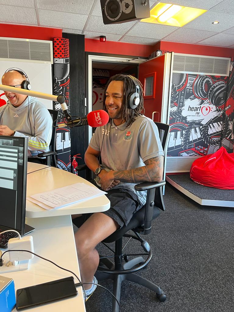 Heart1049FM's tweet photo. Great to have WP cricketers @tonydezorzi and @va_lentine.21 in-studio on #Drive326 today as we covered off topics from favourite music to Tony scooping all the awards recently plus also Valentine’s one and only golf game…and yes, we did even talk a bit about cricket! https://t.co/BP2BDmHL77