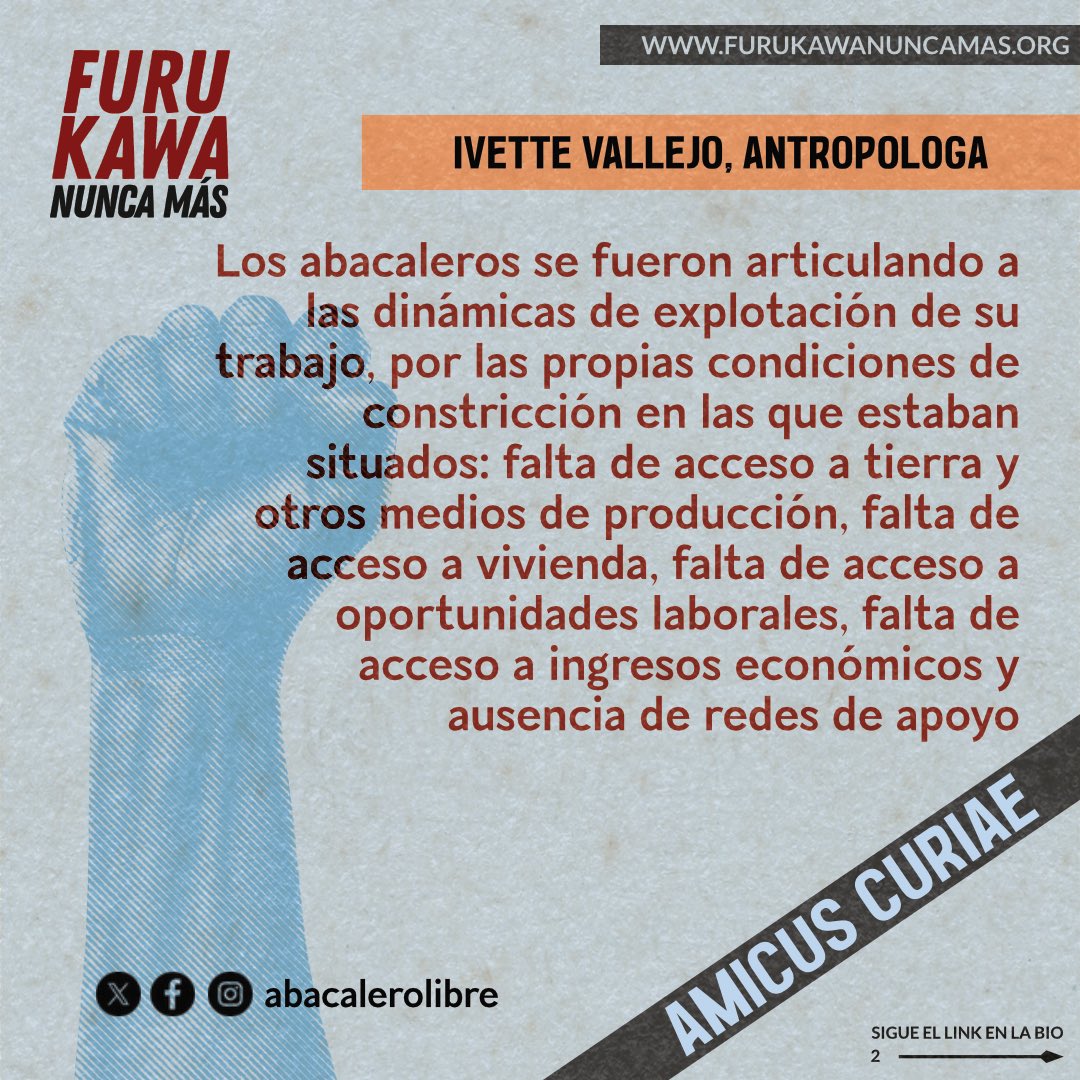 Furukawa Nunca Más tweet media