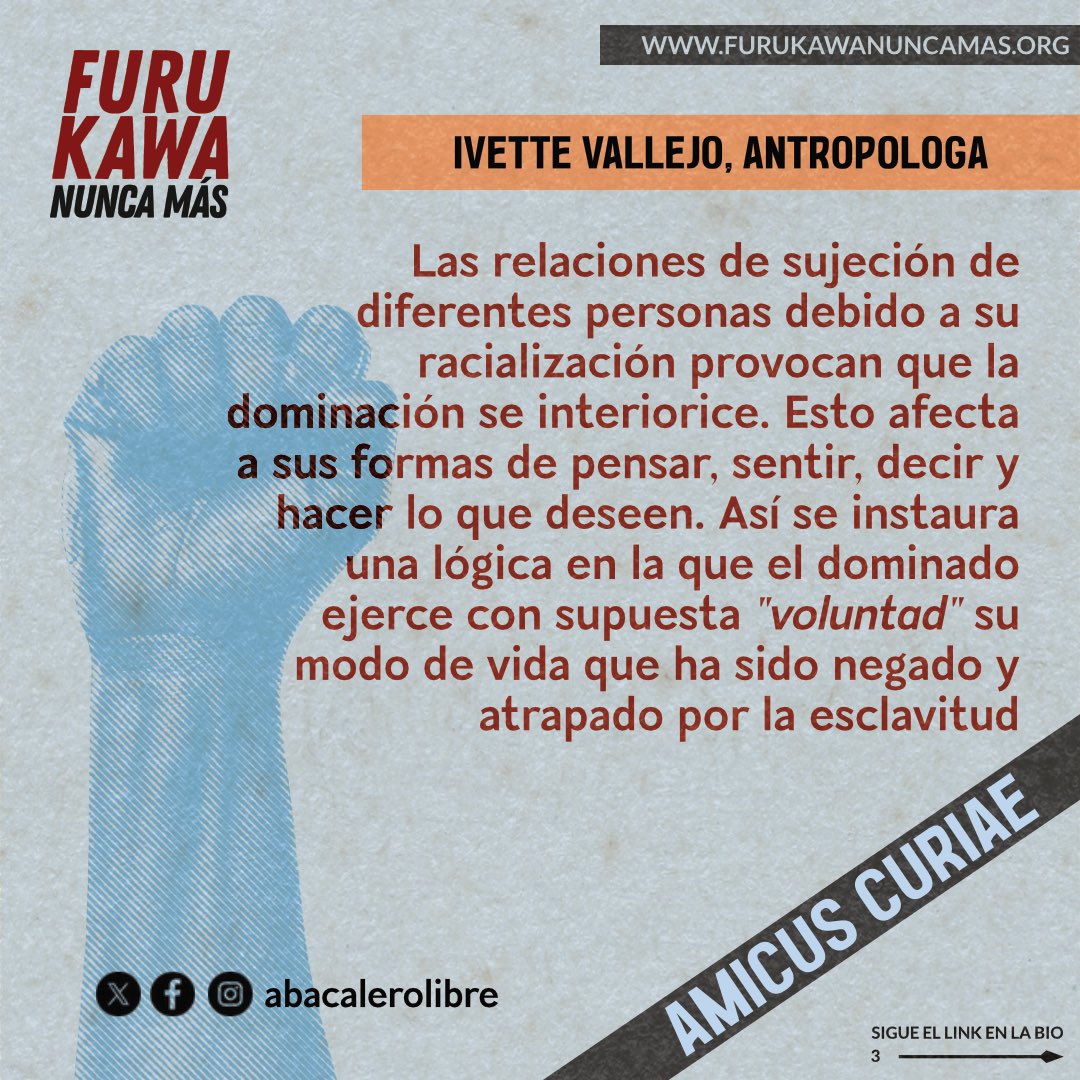 Furukawa Nunca Más tweet media