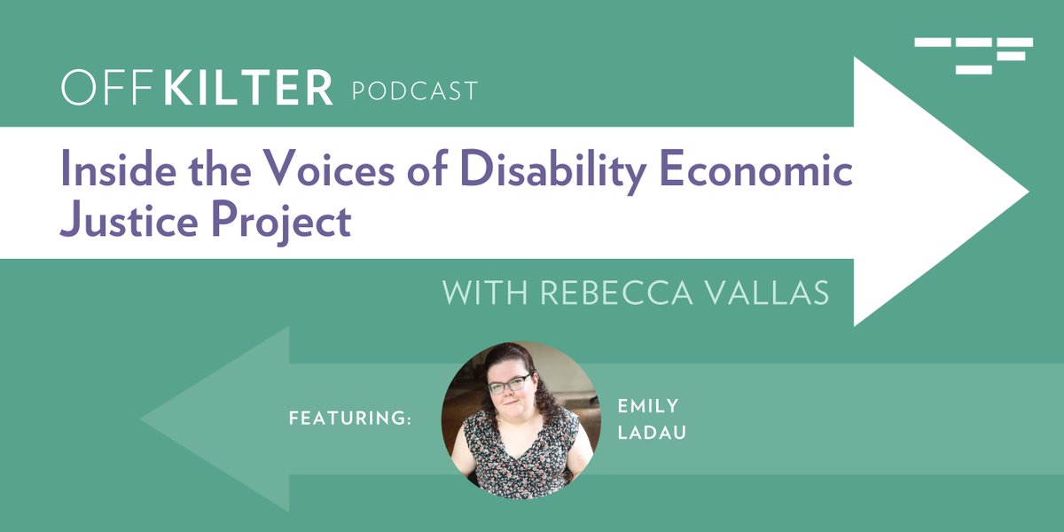 Off-Kilter Podcast (@offkiltershow) on Twitter photo Disabled people must be empowered to tell our own stories.
This week on @OffKilterShow: Emily Ladau— activist, author, & editor of <a href="/TCFdotorg/">The Century Foundation</a>'s #VoicesofDEJ project—joins @RebeccaVallas to explore storytelling as a tool for social & political change.
→ bit.ly/46m9VpC Disabled people must be empowered to tell our own stories.
This week on @OffKilterShow: Emily Ladau— activist, author, & editor of <a href="/TCFdotorg/">The Century Foundation</a>'s #VoicesofDEJ project—joins @RebeccaVallas to explore storytelling as a tool for social & political change.
→ bit.ly/46m9VpC