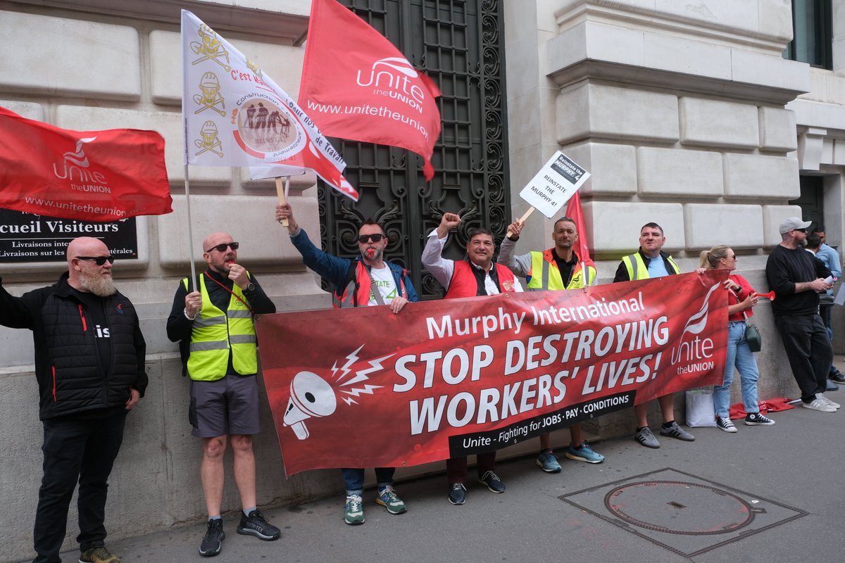 Visiting more clients and contractors associated with
<a href="/GroupeBouygues/">Groupe Bouygues</a> due to their joint venture partnership with @jmurphyandsons - Bouygues must use its influence over the Murphy Group to tell them to reinstate the Murphy Four!