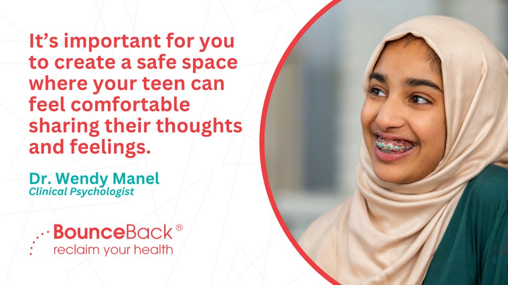CMHAYork's tweet photo. As a parent/guardian, you play a vital role in helping your teen achieve positive mental wellness. Our Clinical Psychologist and BounceBack Coach share how you can support your teen: https://t.co/qcpvSWtmlz
#BounceBackON #YouthMentalHealth #CBT https://t.co/yqt3857rGV