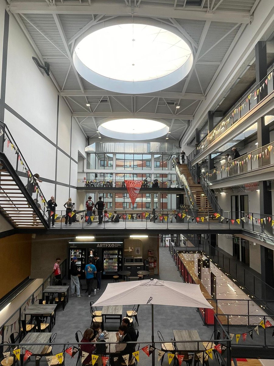 TheYard_VFX's tweet photo. Congrats to @artfxschool's teams on the #Lille campus inauguration🎉
Laurens Ehrmann and Harry Bardak were thrilled to host #VFX conferences and feel your warm welcome. Looking forward to our next partnership steps.
Sneak peek here: https://t.co/nChhoIyQuu
#bepartofsomethinggreat https://t.co/7bg66b2G65
